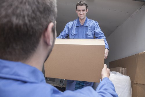 House removal team planning a move in Gunnersbury