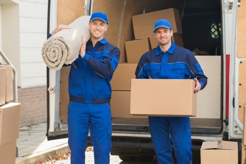 Local movers preparing a Gunnersbury home move