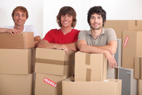 Removals team helping with a home move in Gunnersbury