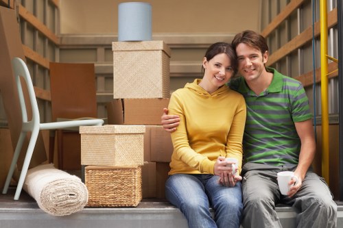 Man With Van Gunnersbury team preparing a safe moving service