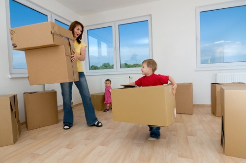 Commercial removals van service for office relocations near Gunnersbury
