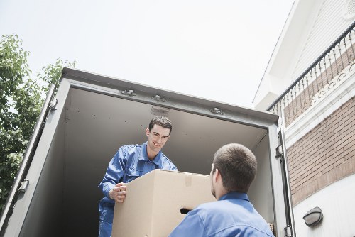Careful loading of household items for a Gunnersbury move