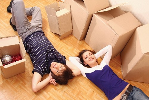Office removals team preparing a business relocation in Gunnersbury