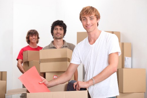 Local house removals preparation and loading in west London
